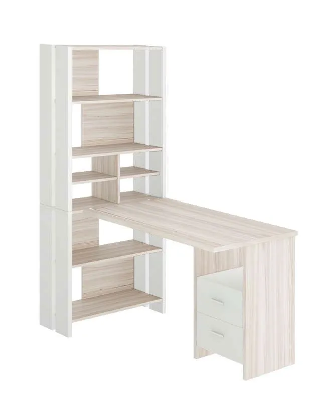 Стол СТЛ-ОВХ+С120Прям+ТЯЛ - белый жемчуг - карамель Стол СТЛ-ОВХ+С120Прям+ТЯЛ - белый жемчуг - карамель