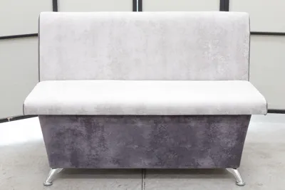 Кухонный прямой диван Граф-2 с ящиком (антивандальный) - Кухонные диваны