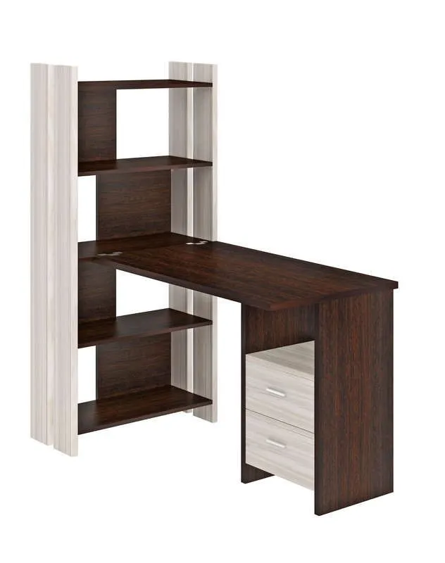 Стол СТЛ-ОВ+С120Прям+ТЯЛ - карамель - венге Стол СТЛ-ОВ+С120Прям+ТЯЛ - карамель - венге