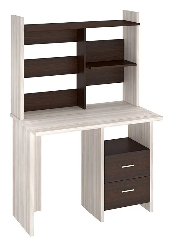 Стол СКЛ-Прям100+НКЛ-100 - карамель - венге Стол СКЛ-Прям100+НКЛ-100 - карамель - венге