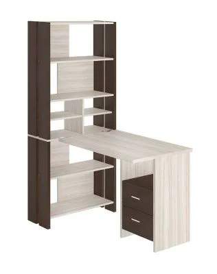 Стол СТЛ-ОВХ+С100Прям+ТЯЛ - венге - карамель