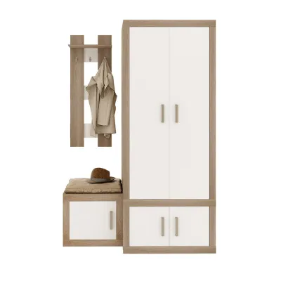 Прихожая Тойво 2 - нельсон - белый жемчуг