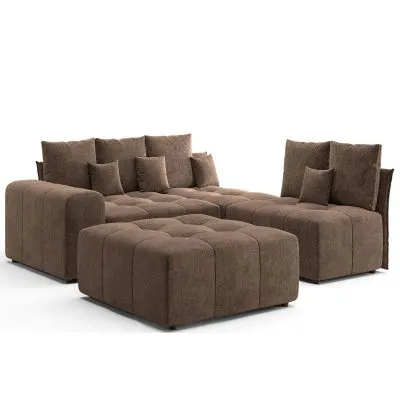 Модульный диван-7 Торонто стандарт (вариант 2) - Диваны