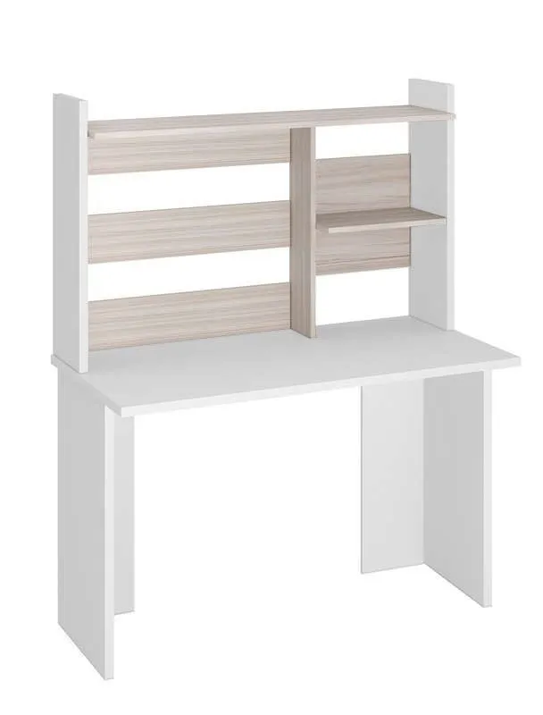 Стол СКЛ-Прям120(без тумбы)+НКЛ-120 - белый жемчуг - карамель Стол СКЛ-Прям120(без тумбы)+НКЛ-120 - белый жемчуг - карамель