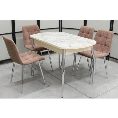 Обеденная группа Милт Кватро мокка Обеденная группа Милт Кватро мокка - Обеденные группы