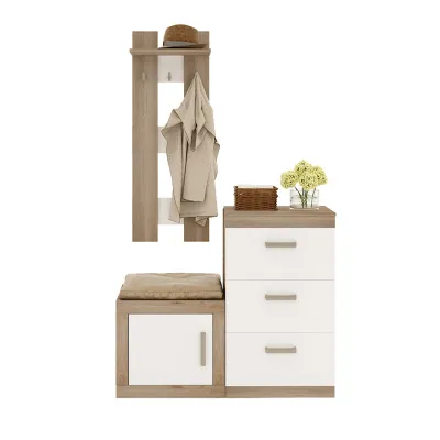 Прихожая Тойво 4 - нельсон - белый жемчуг