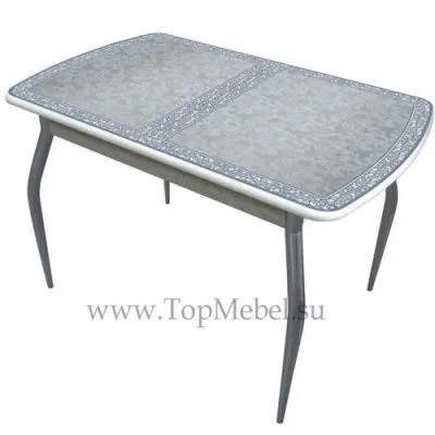 Стеклянный раздвижной стол Альба М38 - Столы