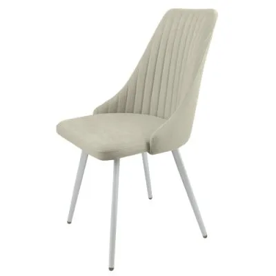 Стул Верона Эмаль белая (велюр Candy) Стул Верона Эмаль белая (велюр Candy) - Стулья для кухни