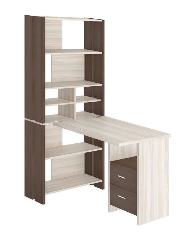 Стол СТЛ-ОВХ+С100Прям+ТЯЛ - шамони - карамель Стол СТЛ-ОВХ+С100Прям+ТЯЛ - шамони - карамель