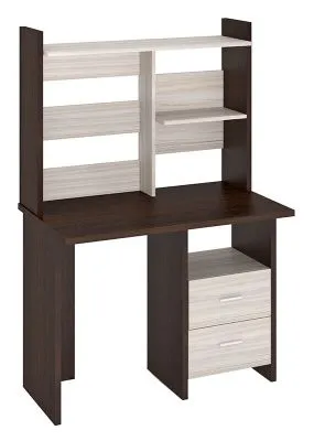 Стол СКЛ-Прям100+НКЛ-100 - венге - карамель Стол СКЛ-Прям100+НКЛ-100 - венге - карамель