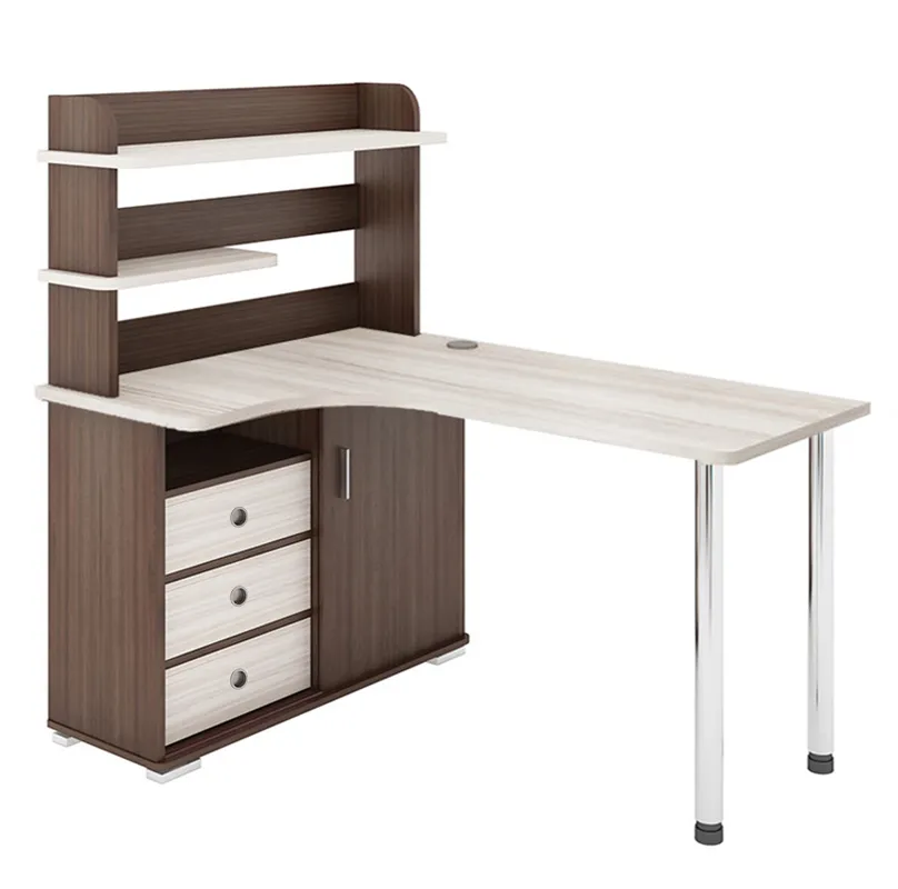 Компьютерный стол СР-145М - корпус шамони, фасады карамель, столешница карамель Компьютерный стол СР-145М - корпус шамони, фасады карамель, столешница карамель