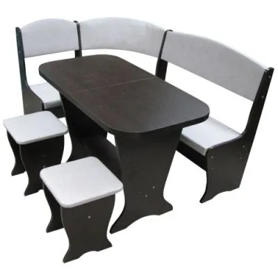 Весна кухонный уголок с раскладным столом (Венге)