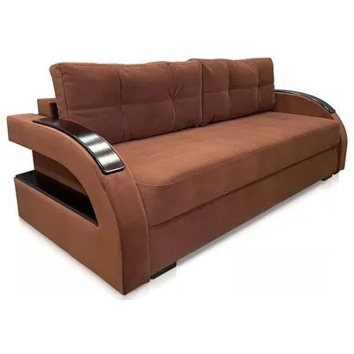 Диван-кровать Лофт коричневый. Фотографии