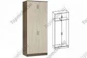 Шкаф 2-х створчатый Машенька Ясень шимо темный/Ясень шимо светлый