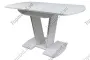 Стеклянный раскладной стол Гала-15 на V-образной ножке (70х110) - Столы