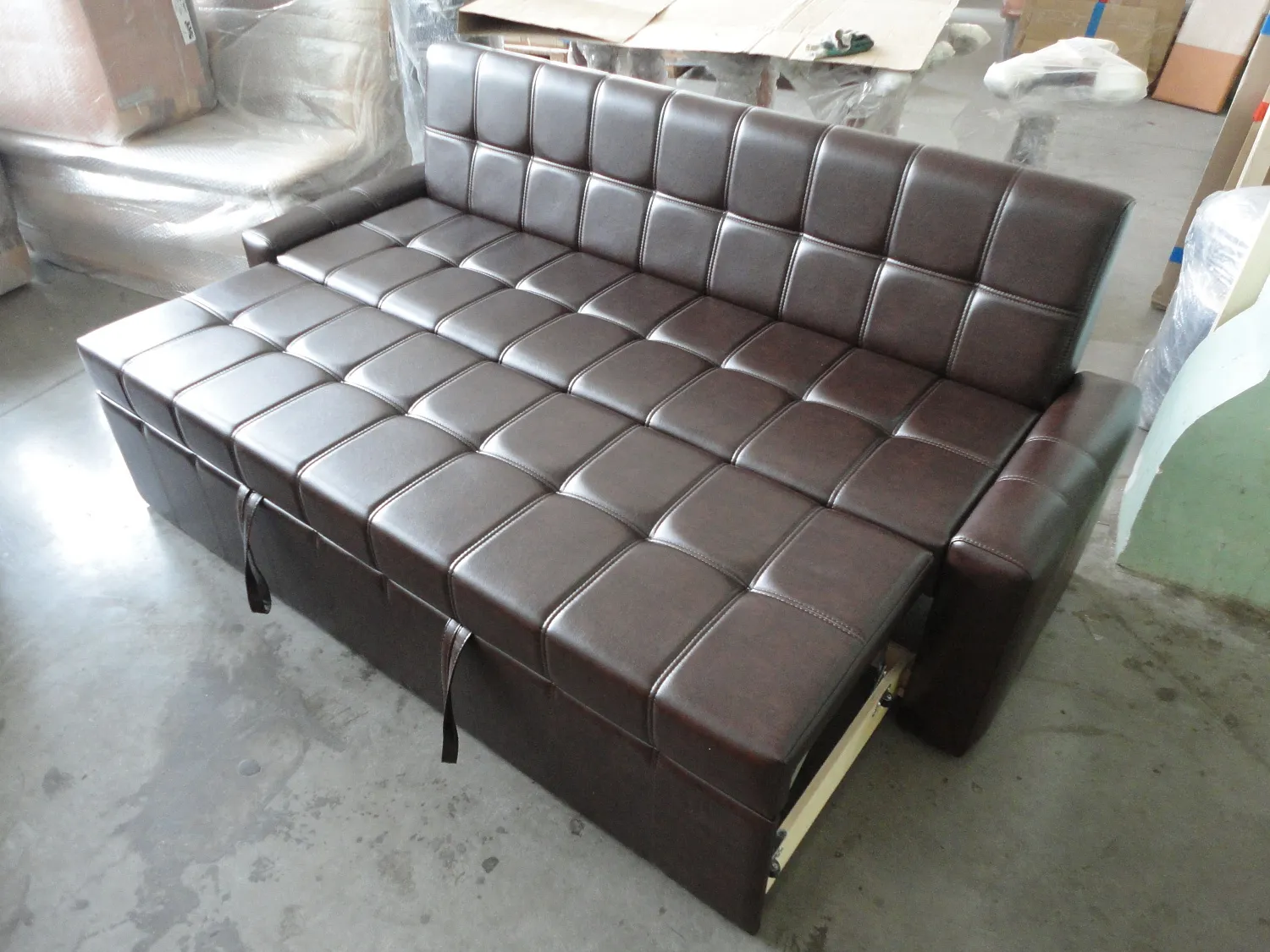 Кухонный прямой диван Йоркер Лайн со спальным местом - Кухонные диваны