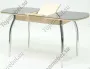 Стеклянный раскладной стол Гала-7 (Портофино Мини) - Столы