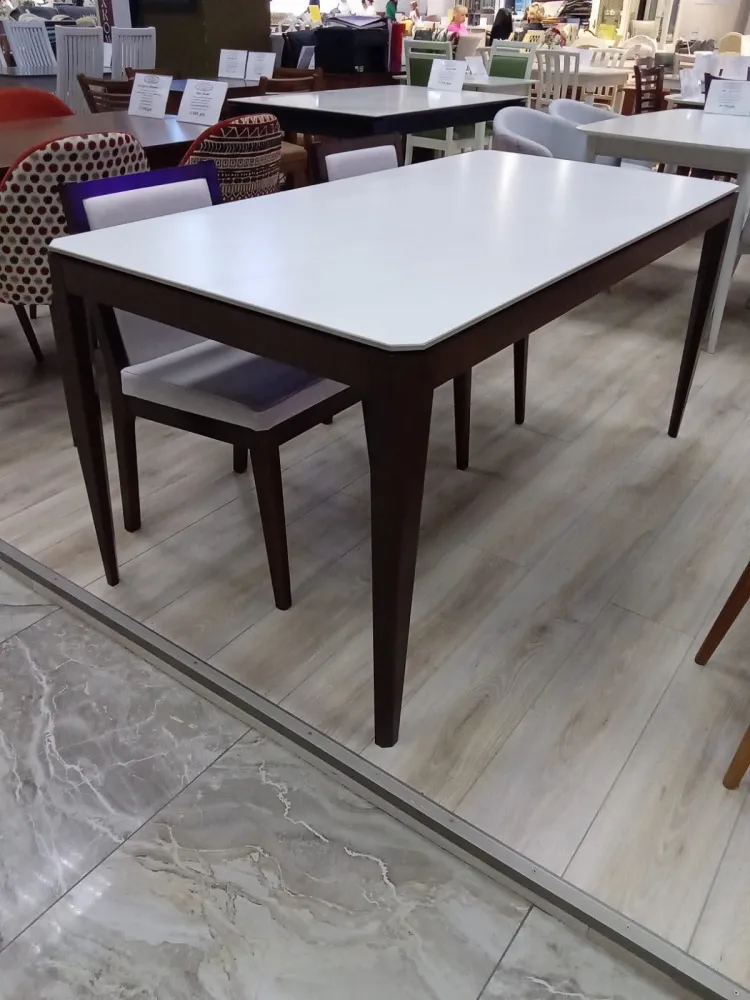 Стол обеденный Лотос 1600 с керамогранитом - Столы